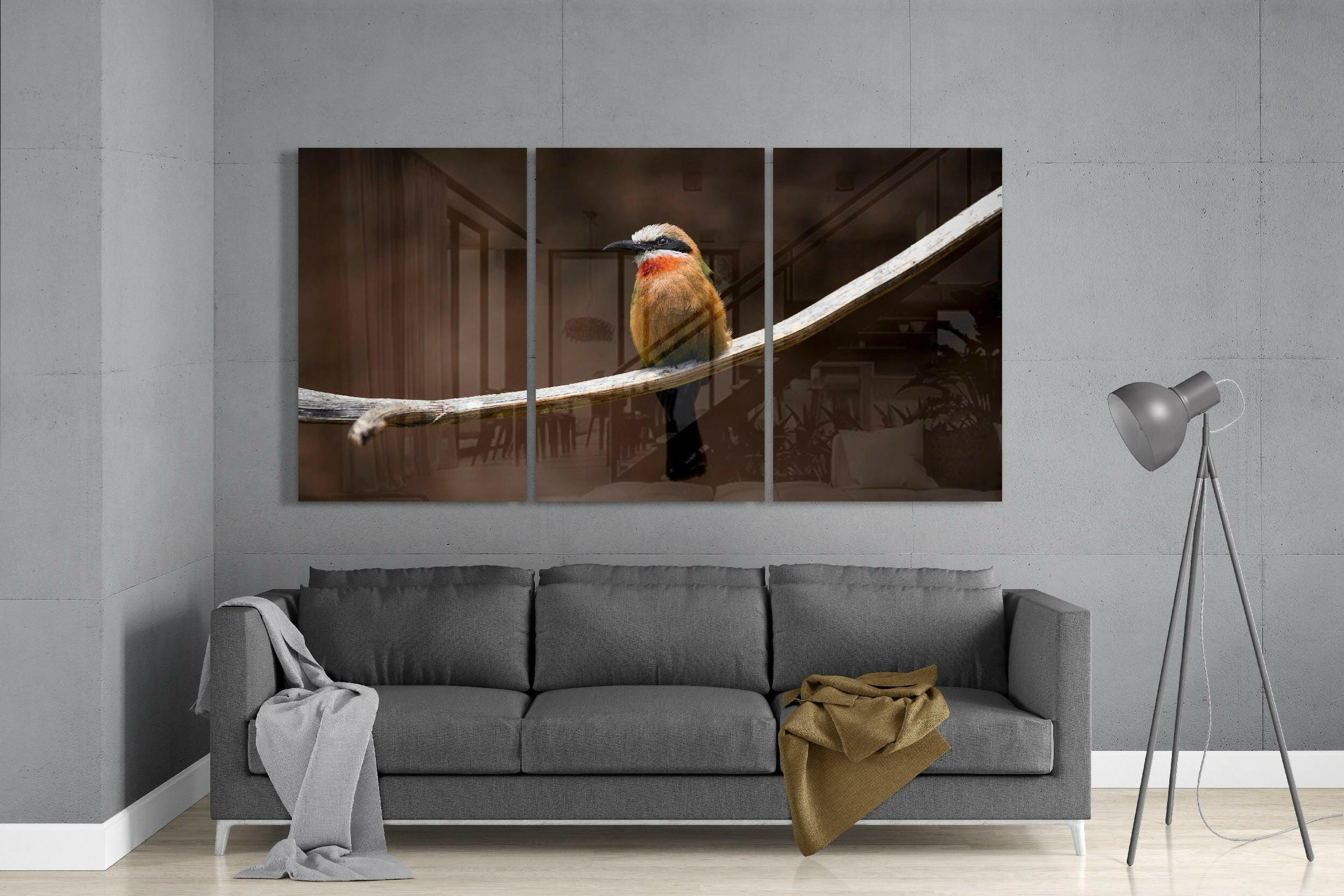 Bee-eater Glass Art.