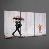 Color of Rain Mega Glass Wall Art