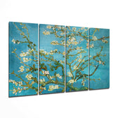 Sakura 4 Pieces Mega Glass Wall Art (59"x36") | Insigne Art Design.