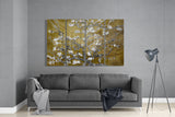 Sakura 4 Pieces Mega Glass Wall Art (59"x36") | Insigne Art Design