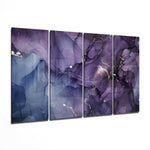 Marble 4 Pieces Mega Glass Wall Art (59"x36") | Insigne Art Design.