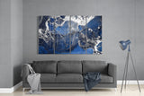 Marble 4 Pieces Mega Glass Wall Art (59"x36") | Insigne Art Design