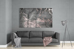 Marble 4 Pieces Mega Glass Wall Art (59"x36") | Insigne Art Design.