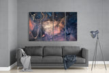 Marble 4 Pieces Mega Glass Wall Art (59"x36") | Insigne Art Design