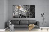 Marble 4 Pieces Mega Glass Wall Art (59"x36") | Insigne Art Design
