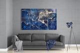 Marble 4 Pieces Mega Glass Wall Art (59"x36") | Insigne Art Design