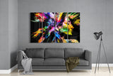 Feel the Music 4 Pieces Mega Glass Wall Art (59"x36") | Insigne Art Design
