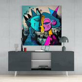 Picasso's Mind Glass Wall Art  || Designer Collection | Insigne Art Design.