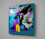 Picasso's Mind Glass Wall Art  || Designer Collection | Insigne Art Design.