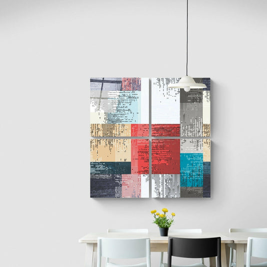 Dots Quadro Glass Wall Art.