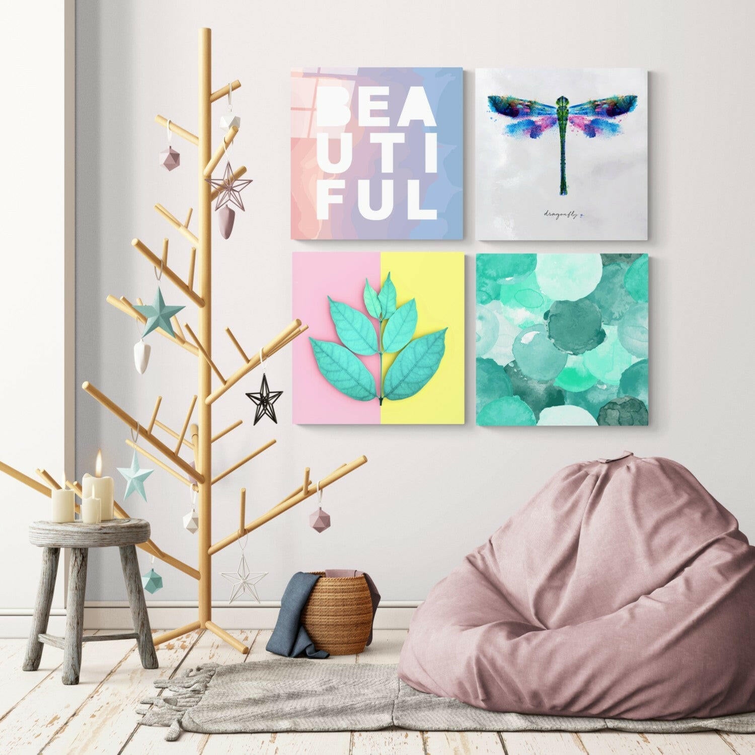 Beauty Quadro Glass Wall Art.