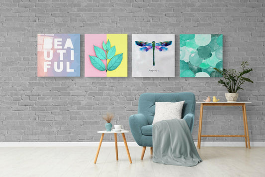 Beauty Quadro Glass Wall Art.