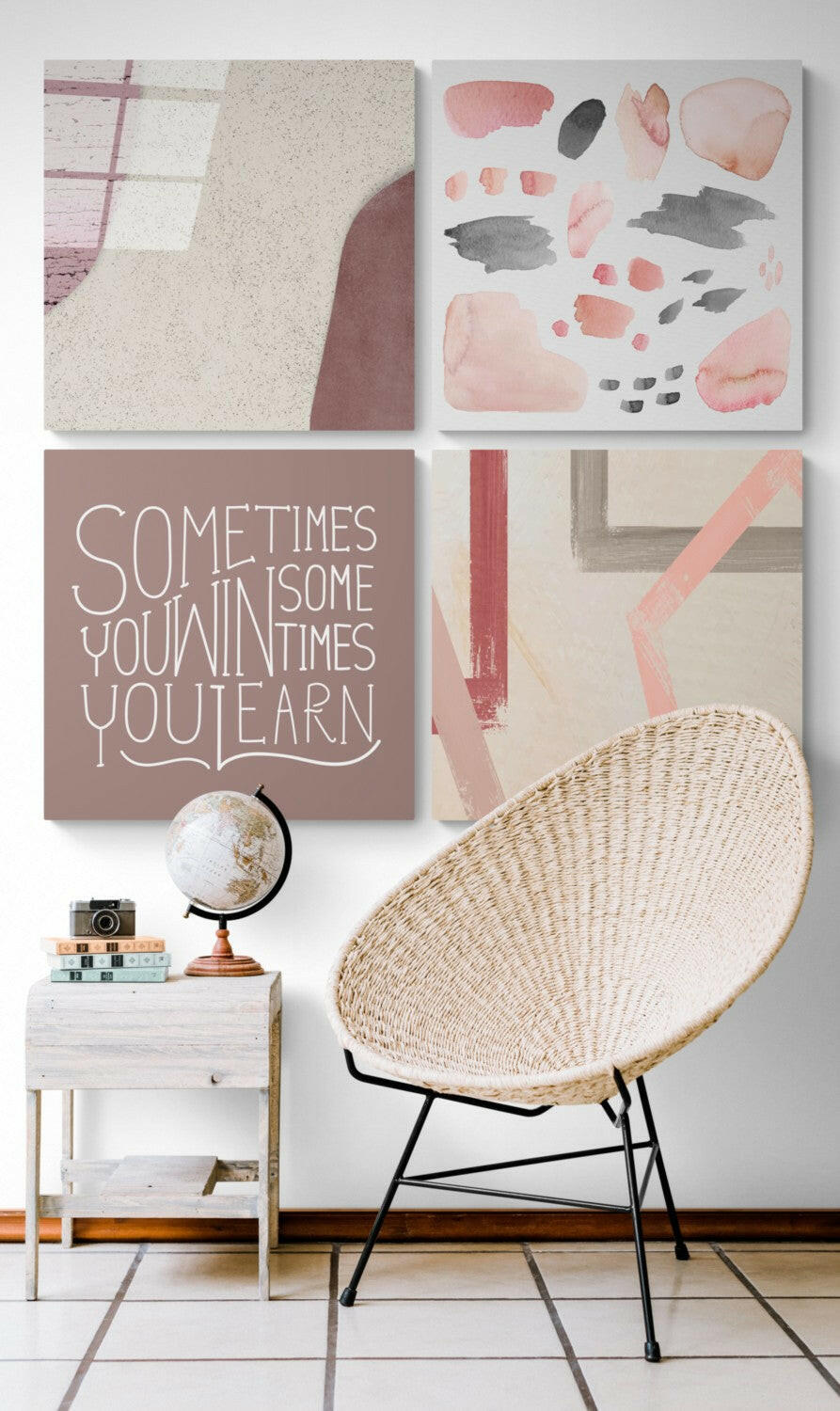 Sometimes Quadro Glass Wall Art.