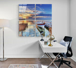 Reeds Quadro Glass Wall Art.