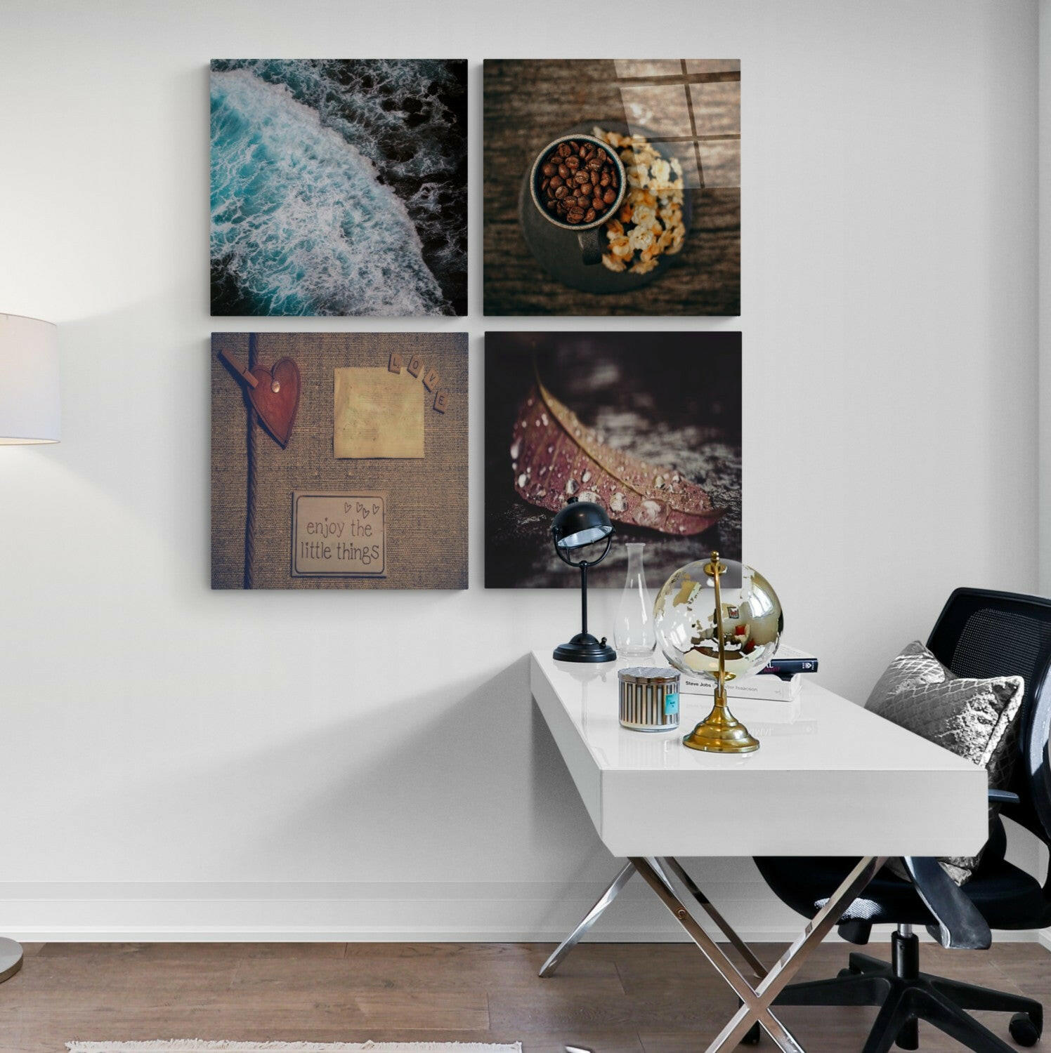 Little Things Quadro Glass Wall Art.