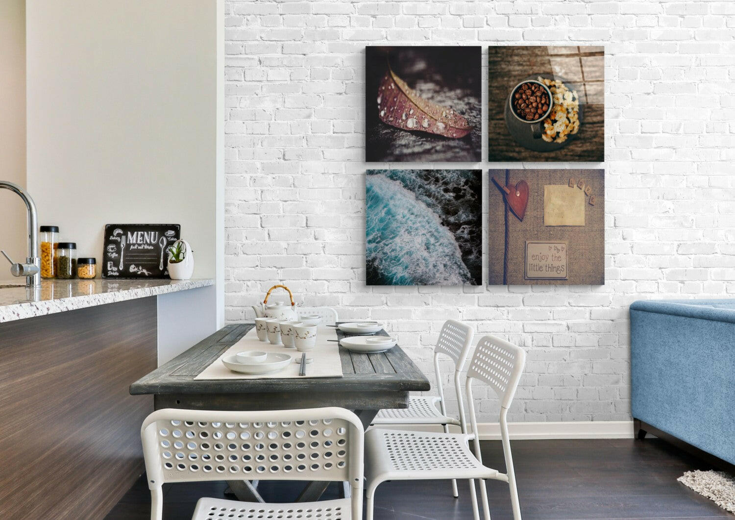 Little Things Quadro Glass Wall Art.