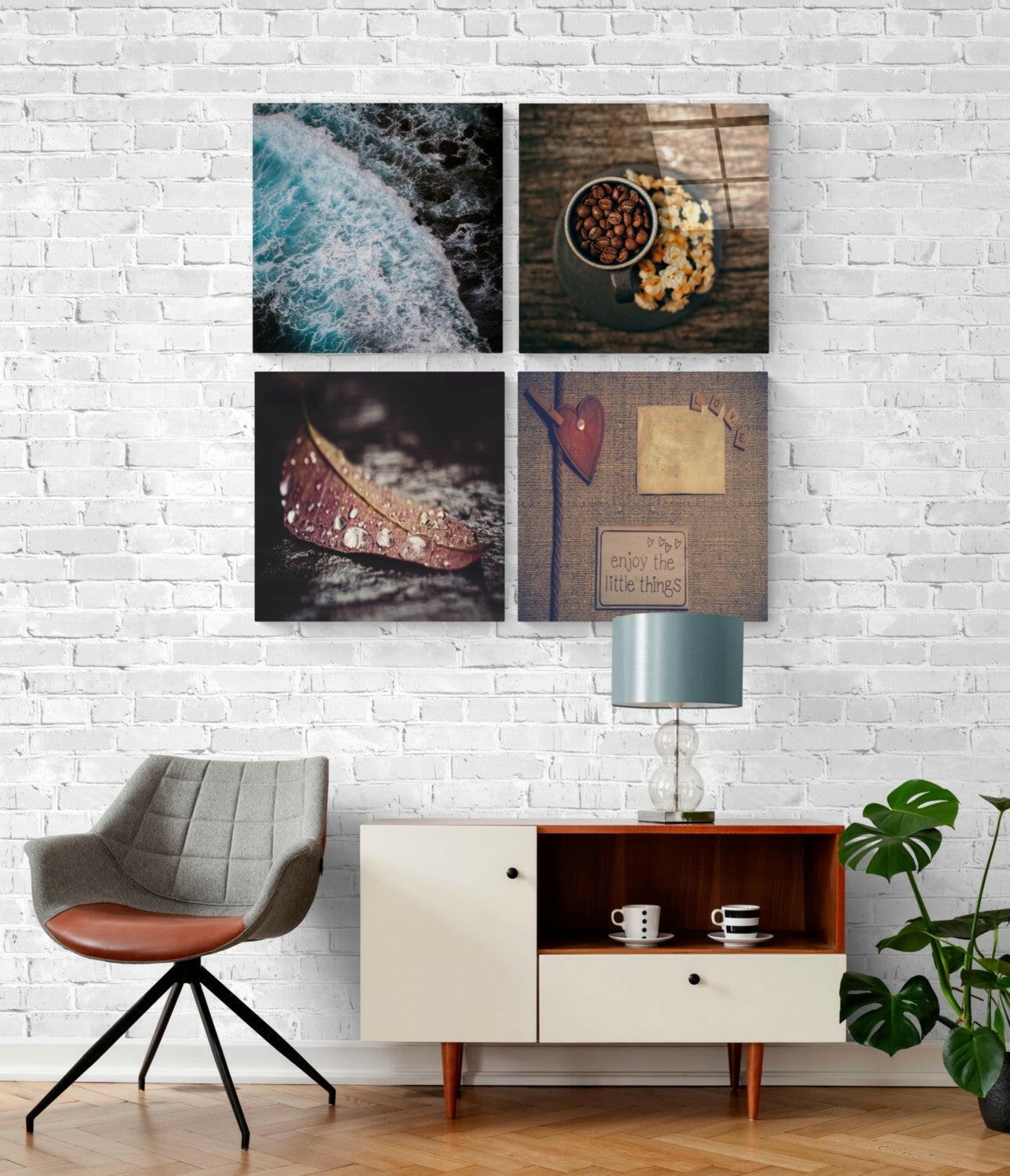 Little Things Quadro Glass Wall Art.