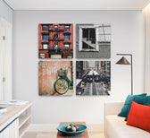 City Quadro Glass Wall Art.
