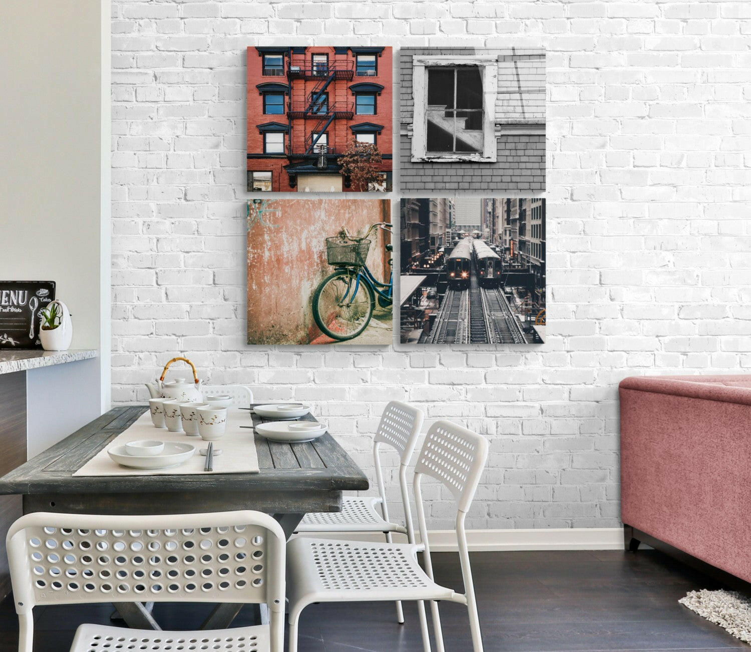 City Quadro Glass Wall Art