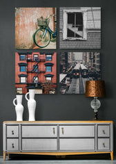City Quadro Glass Wall Art.