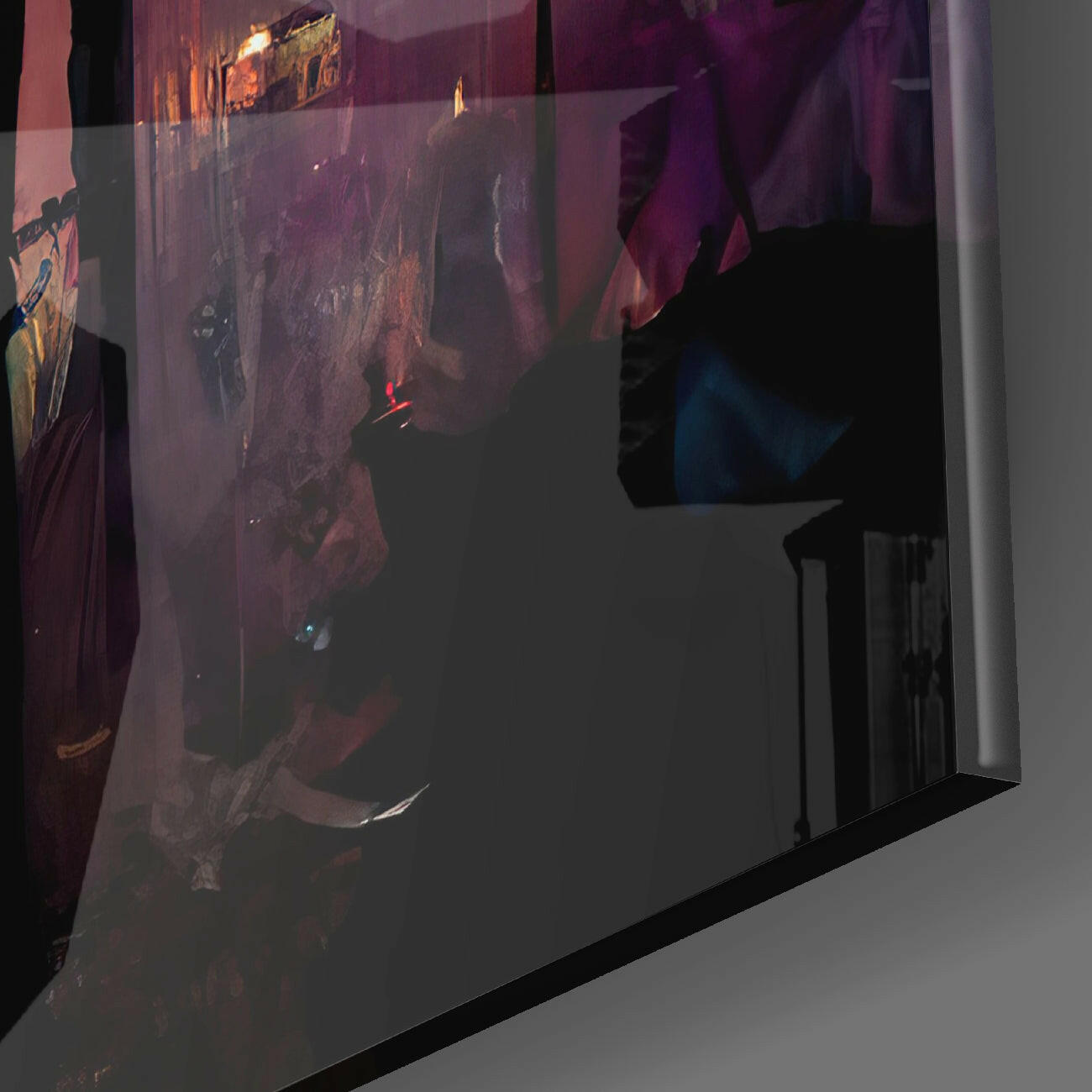 The City was Sad Glass Wall Art  || Designer Collection.