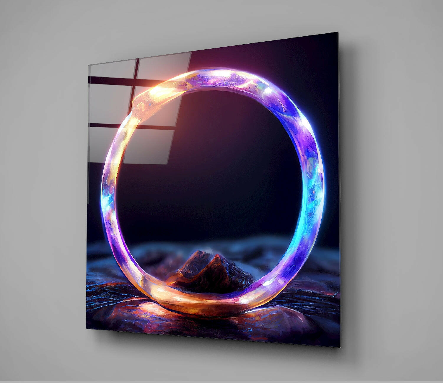 The Ring Glass Wall Art  || Designer Collection.