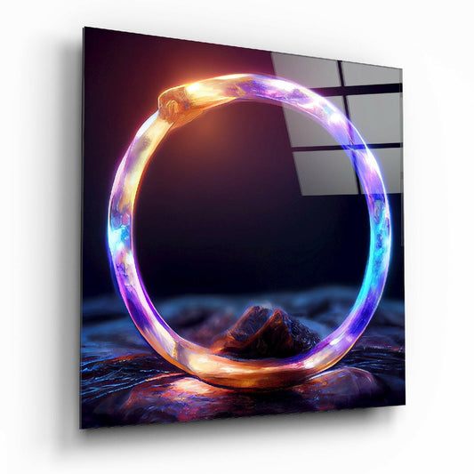 The Ring Glass Wall Art  || Designer Collection.