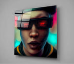 Virtual Life Glass Wall Art  || Designer Collection.