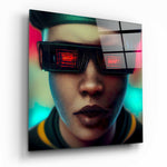 Virtual Life Glass Wall Art  || Designer Collection.
