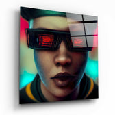 Virtual Life Glass Wall Art  || Designer Collection.