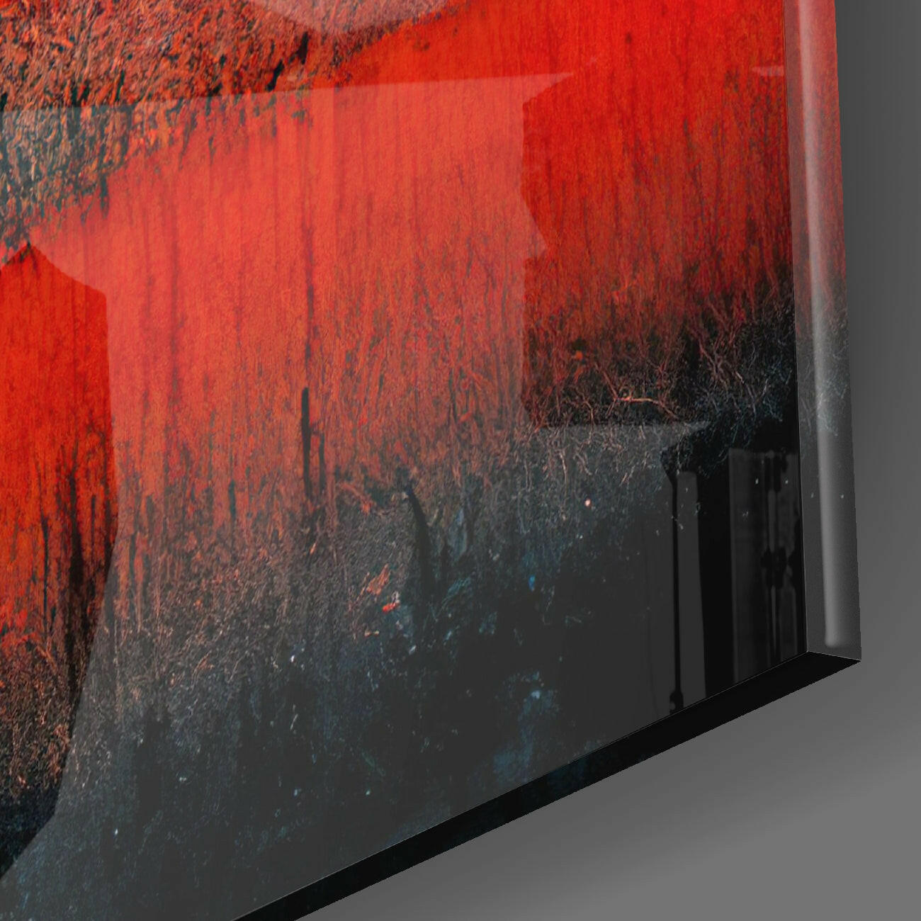 Monkeys' Home Glass Wall Art  || Designer Collection.