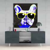 Cool Dog Glass Wall Art  || Designers Collection.