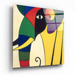Wassily's Elephant Glass Wall Art  || Designer Collection.