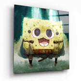 Sponge  Glass Wall Art  || Designer Collection.