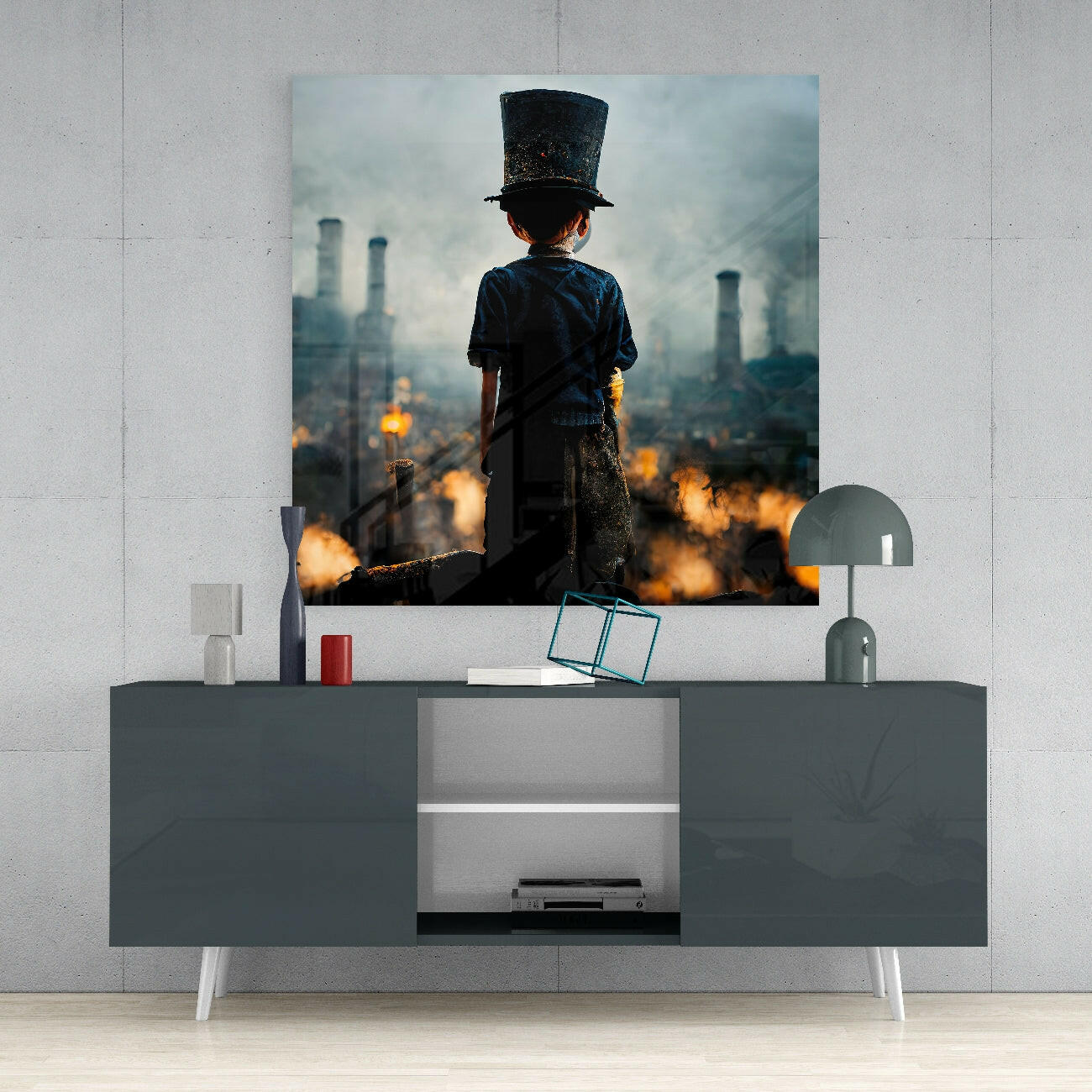 Survivor Glass Wall Art  || Designer Collection.