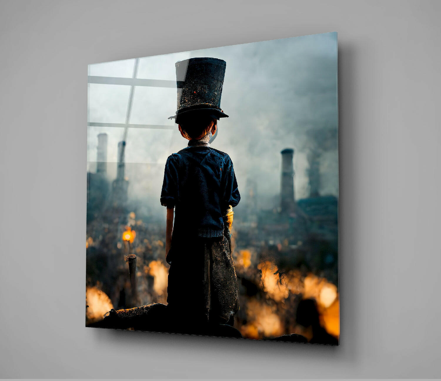 Survivor Glass Wall Art  || Designer Collection.