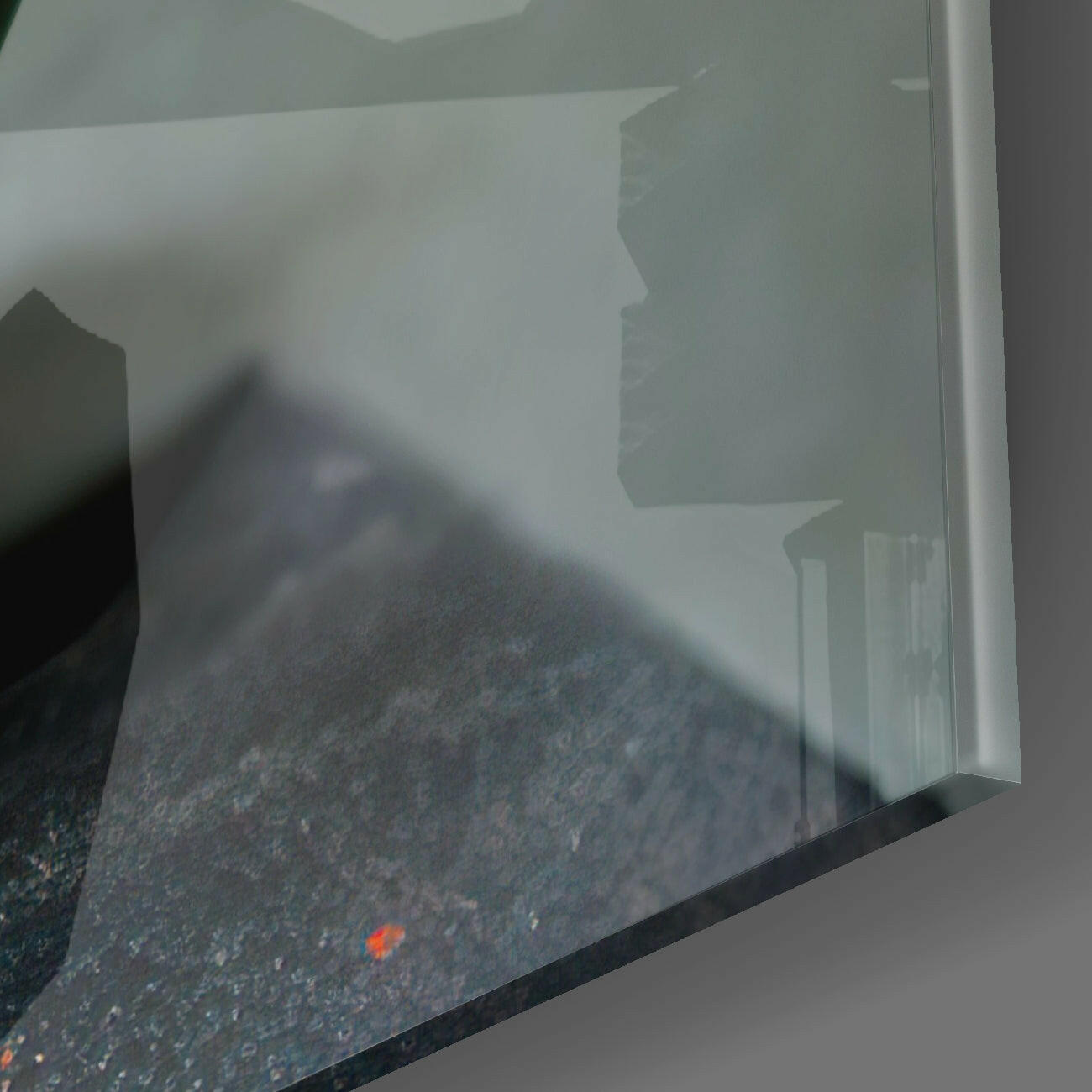 Evil Pumpkin Glass Wall Art  || Designers Collection.