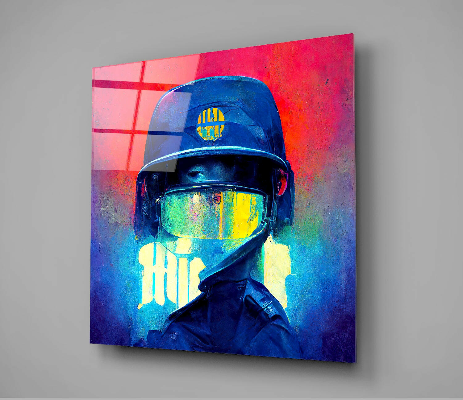 The Guardian Glass Wall Art  || Designer Collection.