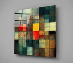 Blocks Glass Wall Art  || Designers Collection.