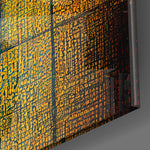 Blocks Glass Wall Art  || Designers Collection.