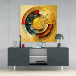 Circles Glass Wall Art  || Designers Collection.