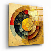 Circles Glass Wall Art  || Designers Collection.
