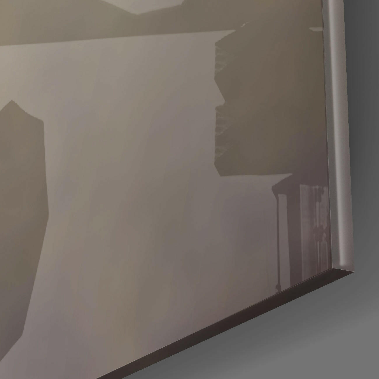 Smoky Skull Glass Wall Art  || Designer Collection.