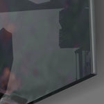 Orange Head Glass Wall Art  || Designer Collection.