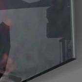 Orange Head Glass Wall Art  || Designer Collection.