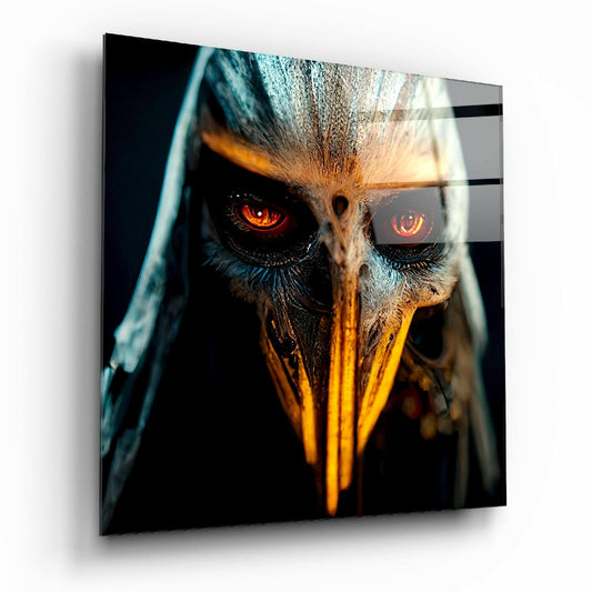 The Beak Glass Wall Art  || Designer Collection.