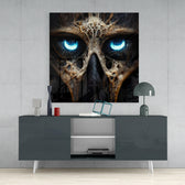 Bravery in The Eyes Glass Wall Art  || Designers Collection.