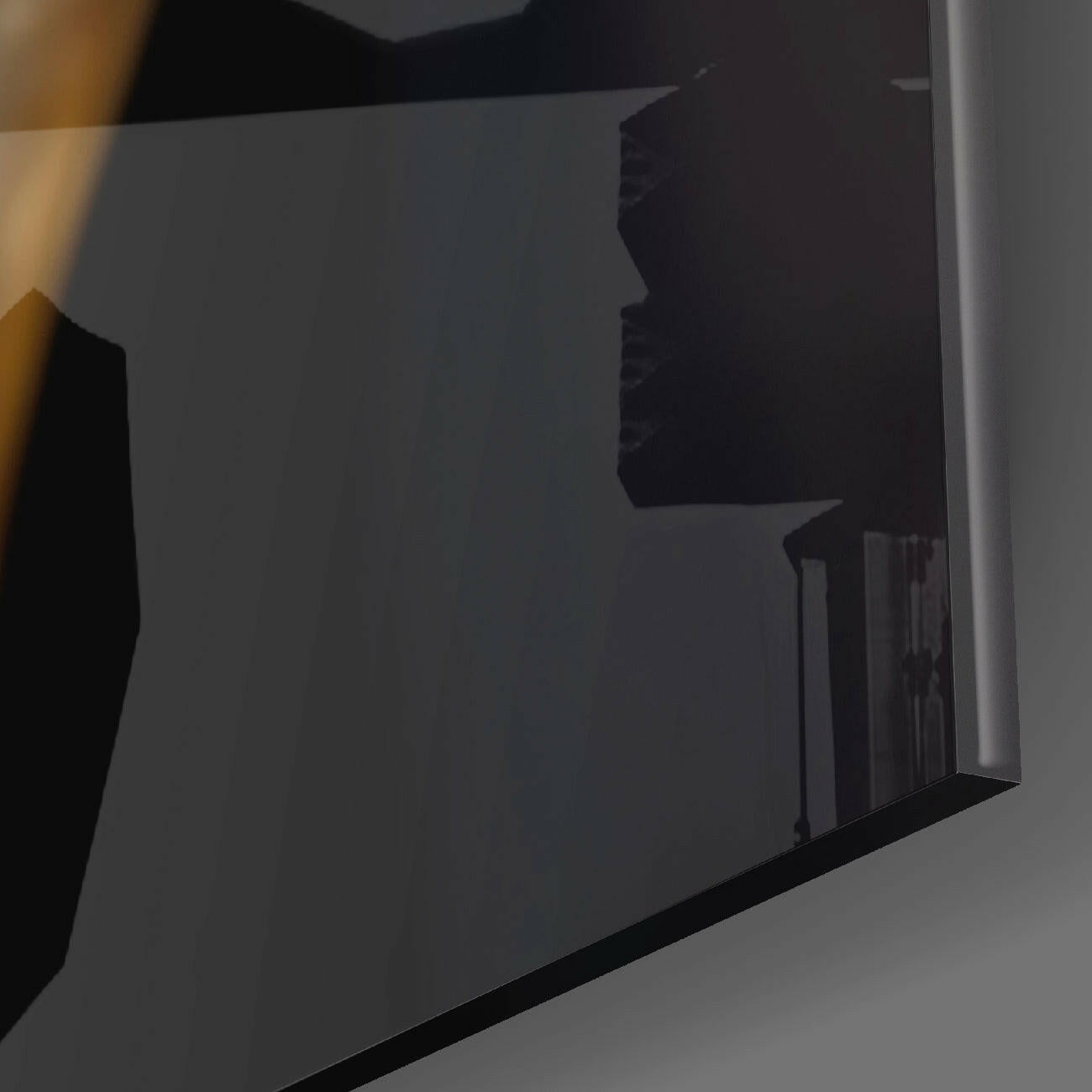 Bravery in The Eyes Glass Wall Art  || Designers Collection.