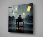 Star Rain Glass Wall Art  || Designer Collection.