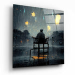 Star Rain Glass Wall Art  || Designer Collection.